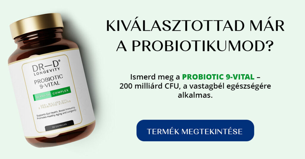 Probiotic 9-Vital • Probiotikum a gyomor-bél traktus számára 200 milliárd élő baktériummal